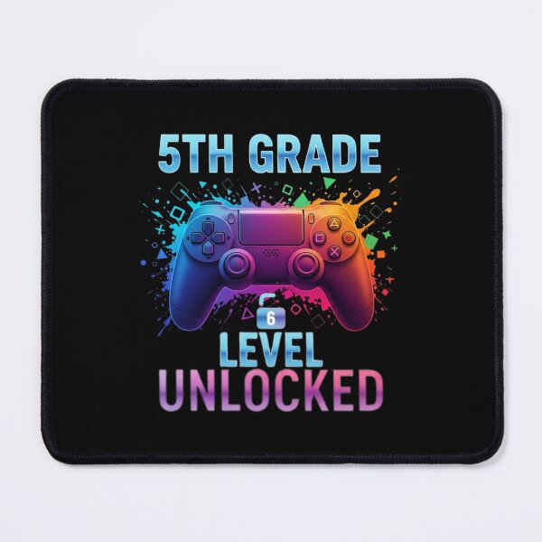 Item preview, Controller 5th Grade Level Unlocked Back to School Kids Boys designed and sold by MotivaChic.