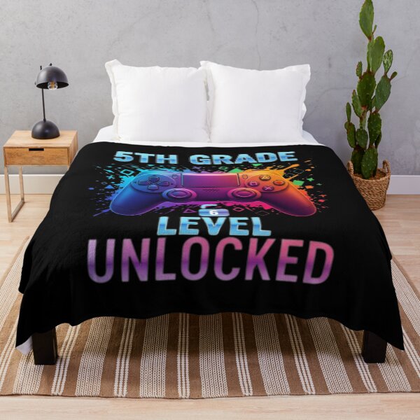 Item preview, Controller 5th Grade Level Unlocked Back to School Kids Boys designed and sold by MotivaChic.
