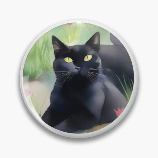 Item preview, The Gaze of a Black Cat | La Mirada de un Gato Negro designed and sold by ElBotiquindeBru.