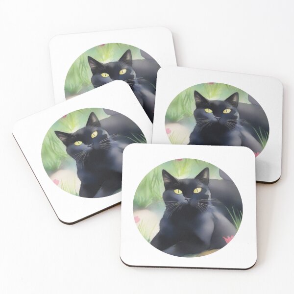 Item preview, The Gaze of a Black Cat | La Mirada de un Gato Negro designed and sold by ElBotiquindeBru.