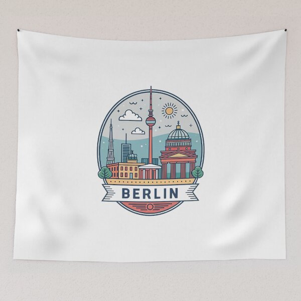 Artikelvorschau, BERLIN, DEUTSCHLAND entworfen und verkauft von likbatonboot.