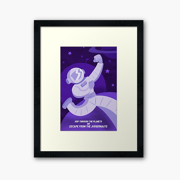 Escape From the Juggarnauts Framed Art Print