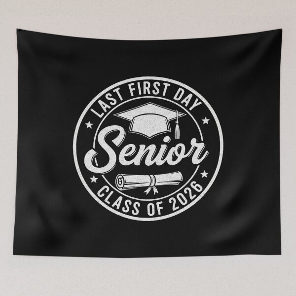 Item preview, Retro Cool Graduation 2026 Senior Student Last First Day designed and sold by MotivaChic.
