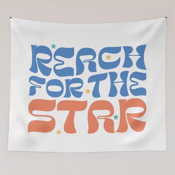 Item preview, Reach For The Star – Motivation and Ambition Quote designed and sold by artcultreone.