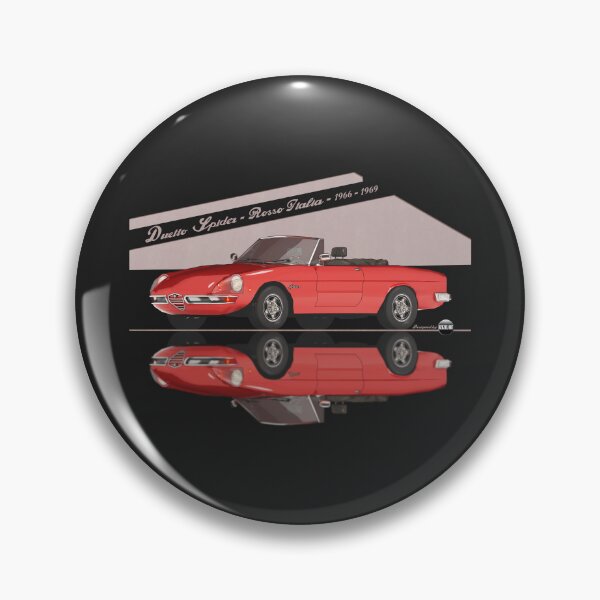 Item preview, Duetto Spider "Osso di Seppia" - Rosso Italia (1966–1969) - Italian Roadster Icon designed and sold by Azaziel.