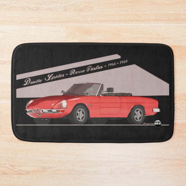 Item preview, Duetto Spider "Osso di Seppia" - Rosso Italia (1966–1969) - Italian Roadster Icon designed and sold by Azaziel.