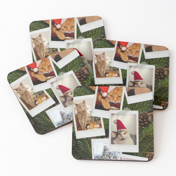 Item preview, Festive Christmas Cats Photo Collection Design designed and sold by CarefulCreation.