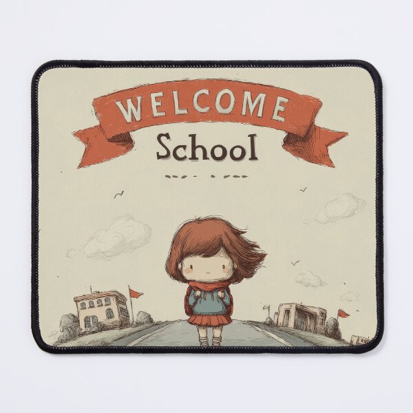 Item preview, Welcome to School – Cute Back to School Illustration designed and sold by PhotoRK.