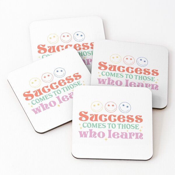 Item preview, Success Comes To Those Who Learn – Motivational Learning Quote designed and sold by artcultreone.