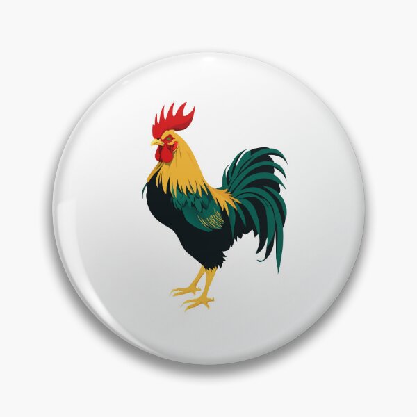 Item preview, Colorful Rooster Illustration | Farm Animal Art Print designed and sold by Royalsticker.