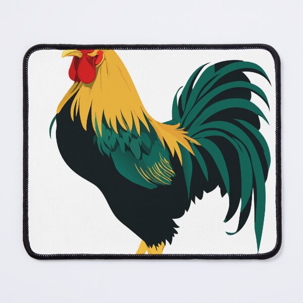 Item preview, Colorful Rooster Illustration | Farm Animal Art Print designed and sold by Royalsticker.