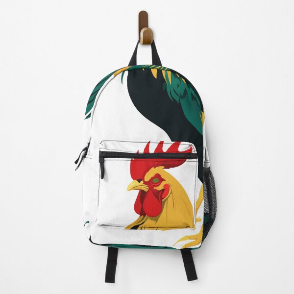 Item preview, Colorful Rooster Illustration | Farm Animal Art Print designed and sold by Royalsticker.