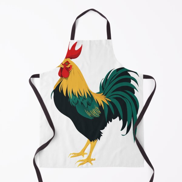 Item preview, Colorful Rooster Illustration | Farm Animal Art Print designed and sold by Royalsticker.