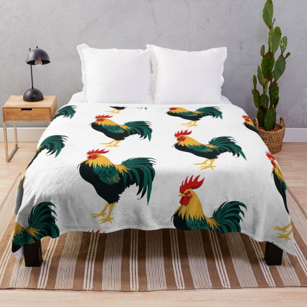 Item preview, Colorful Rooster Illustration | Farm Animal Art Print designed and sold by Royalsticker.