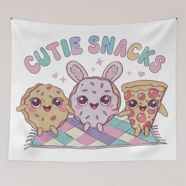 Item preview, Cutie Snacks – Kawaii Cookie, Donut & Pizza Cute Food T-Shirt designed and sold by Uglyandcute.