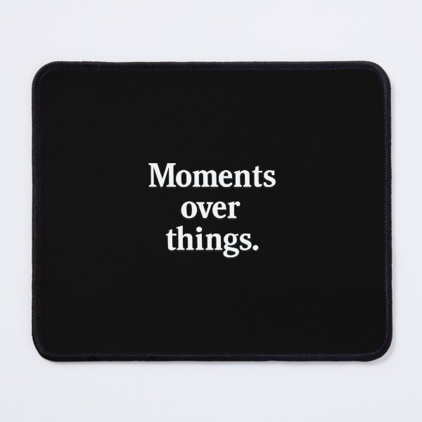 Item preview, Moments Over Things – Minimalist Serif Quote Design designed and sold by Elegant160.