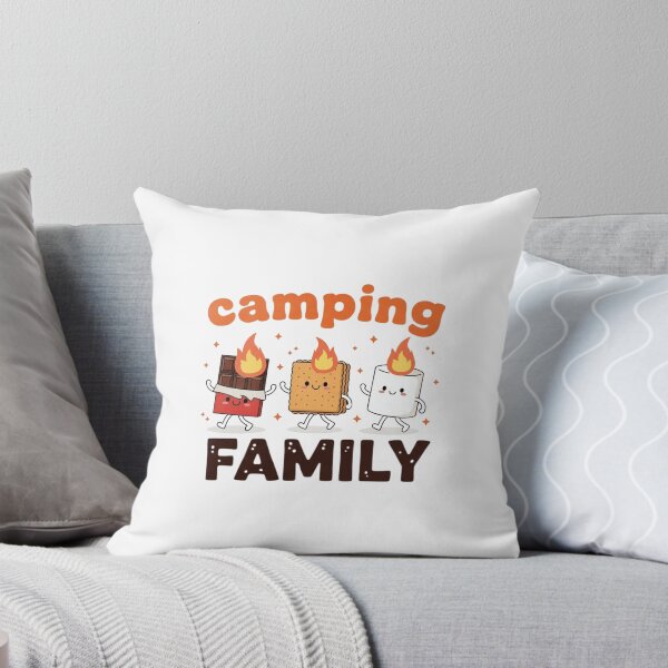 Item preview, Cute Camping Family Smores Chocolate Marshmallow Graham Cracker designed and sold by MotivaChic.