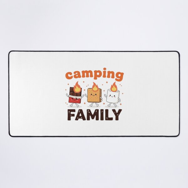 Item preview, Cute Camping Family Smores Chocolate Marshmallow Graham Cracker designed and sold by MotivaChic.
