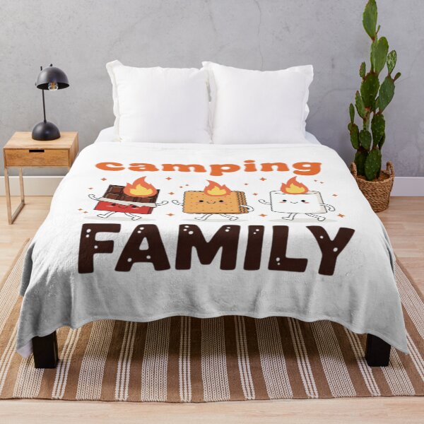 Item preview, Cute Camping Family Smores Chocolate Marshmallow Graham Cracker designed and sold by MotivaChic.