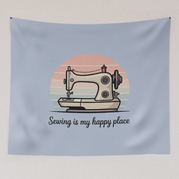 Item preview, Sew hobby - Sewing Is My Happy Place designed and sold by WikaKowalczyk.