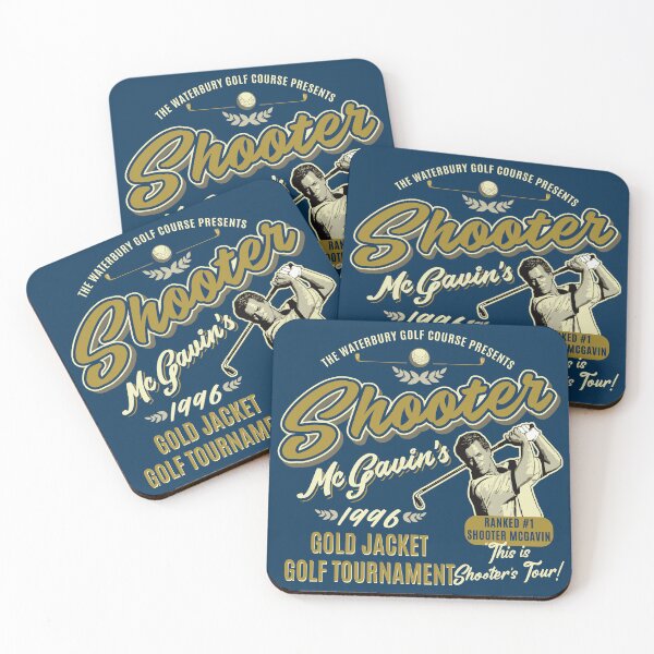 Item preview, Shooter McGavin Gold Jacket Golf Tournament designed and sold by Alema Art.