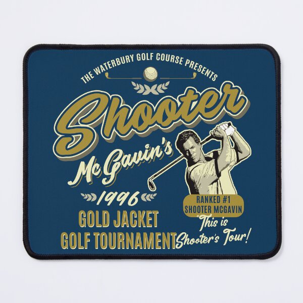 Item preview, Shooter McGavin Gold Jacket Golf Tournament designed and sold by Alema Art.