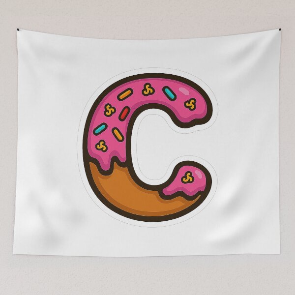 Item preview, Donut Letter C designed and sold by joshuayule.