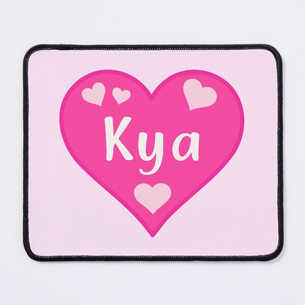 Item preview, Kya Name Pink Heart designed and sold by Jeallan Designs.