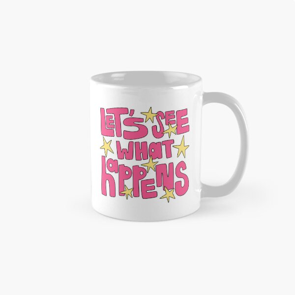 Item preview, Let’s See What Happens Pink Funky Letters designed and sold by GraceMakes03.