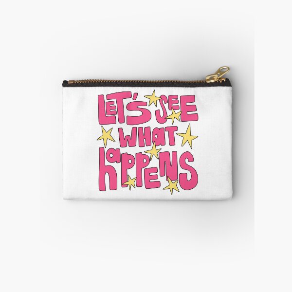 Item preview, Let’s See What Happens Pink Funky Letters designed and sold by GraceMakes03.