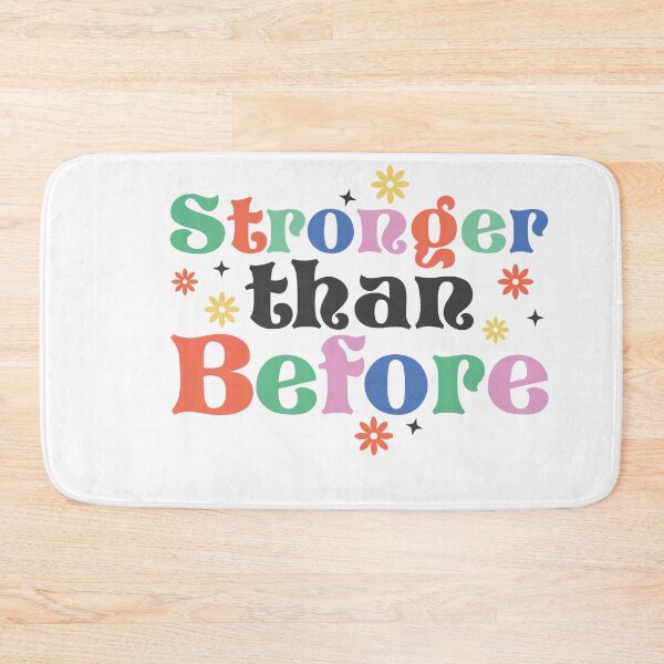 Item preview, Stronger Than Before – Motivational Resilience Quote designed and sold by artcultreone.
