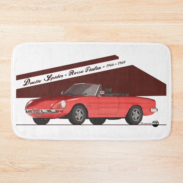 Item preview, Duetto Spider "Osso di Seppia" - Rosso Italia (1966–1969) - Italian Roadster Icon designed and sold by Azaziel.