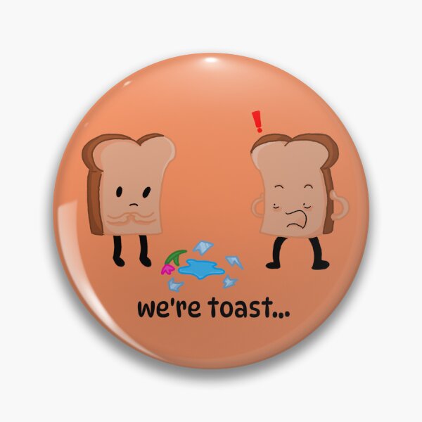 Item preview, We're toast pun designed and sold by Pip'sCorner.