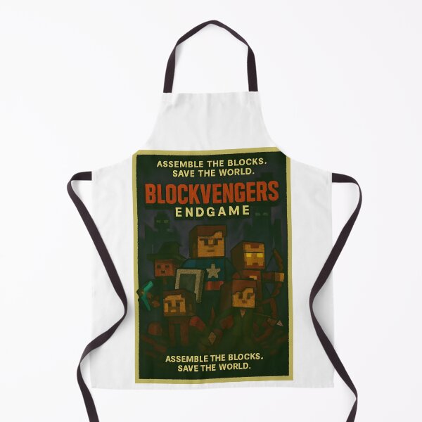 Item preview, BLOCKVENGERS ENDGAME – Pixel Superhero Epic Poster designed and sold by WhisperFrame.