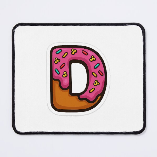 Item preview, Donut Letter D designed and sold by joshuayule.