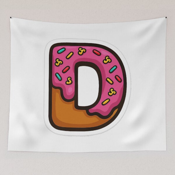 Item preview, Donut Letter D designed and sold by joshuayule.