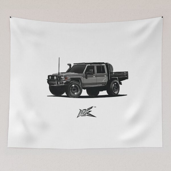 Item preview, land cruiser gxl j79 ute gray designed and sold by NaquashM.