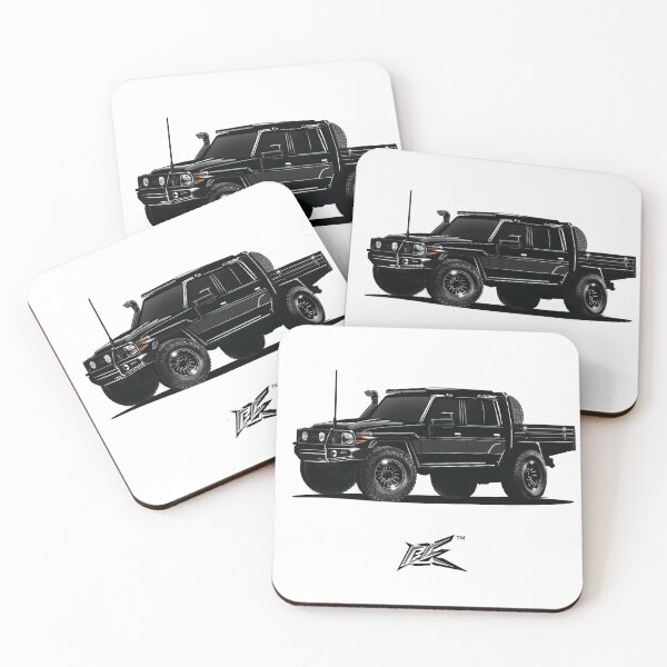 Item preview, land cruiser gxl j79 ute black  designed and sold by NaquashM.