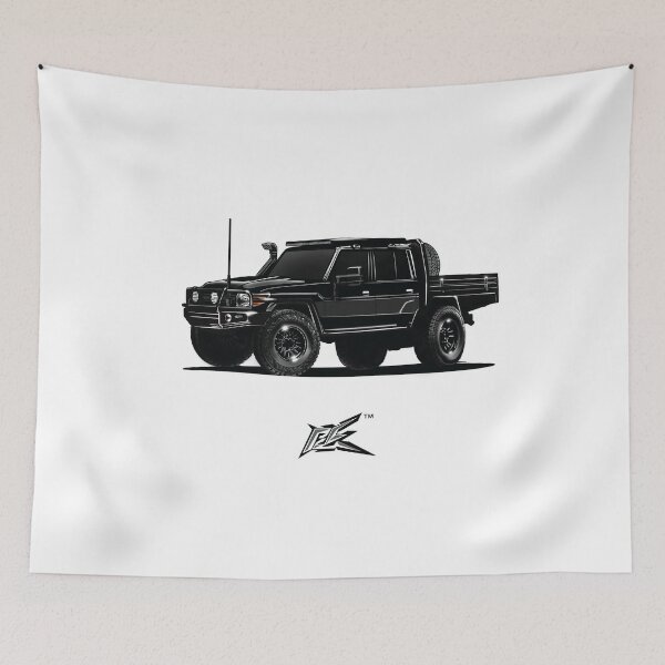 Item preview, land cruiser gxl j79 ute black  designed and sold by NaquashM.