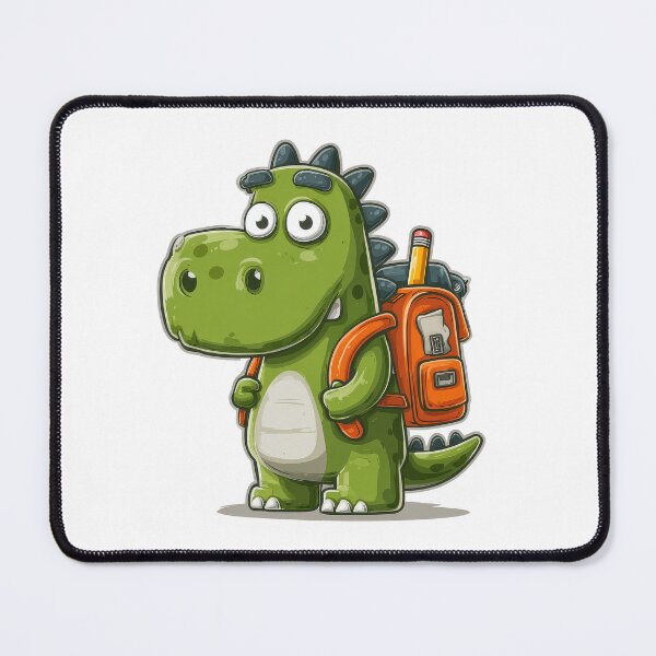 Item preview, Cute Green Dinosaur Student – Funny Back to School Design designed and sold by PhotoRK.