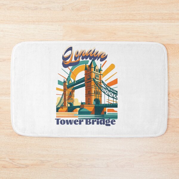 Item preview, Retro + Vintage Greetings from LONDON - TOWER BRIDGE designed and sold by Earth Celebration Designs.