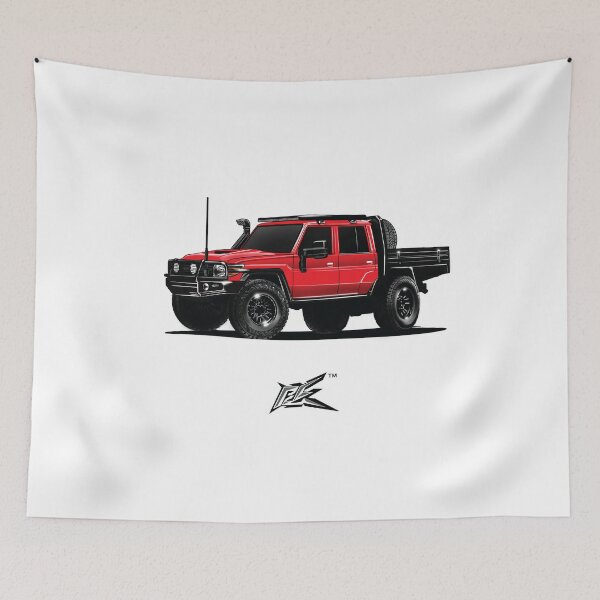 Item preview, land cruiser gxl j79 ute gray  designed and sold by NaquashM.