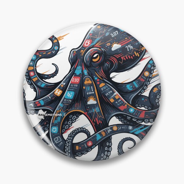 Item preview, Data Octopus in Constant Motion designed and sold by raw-emotions.