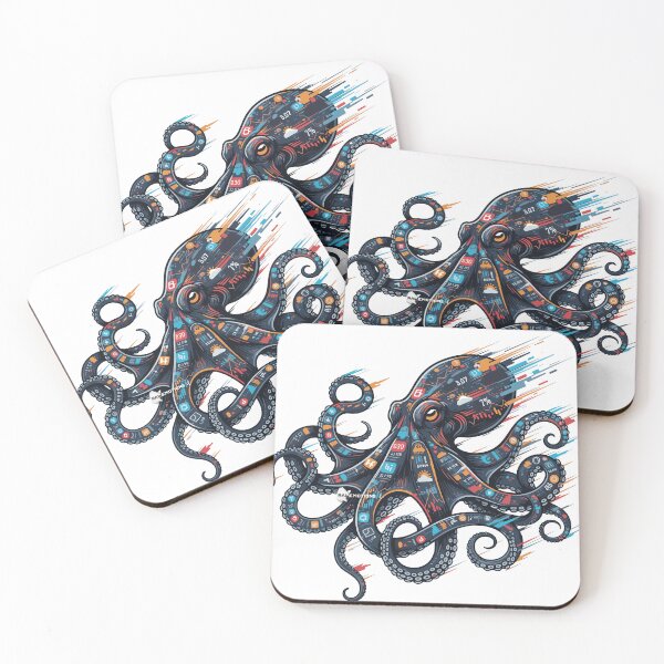 Item preview, Data Octopus in Constant Motion designed and sold by raw-emotions.