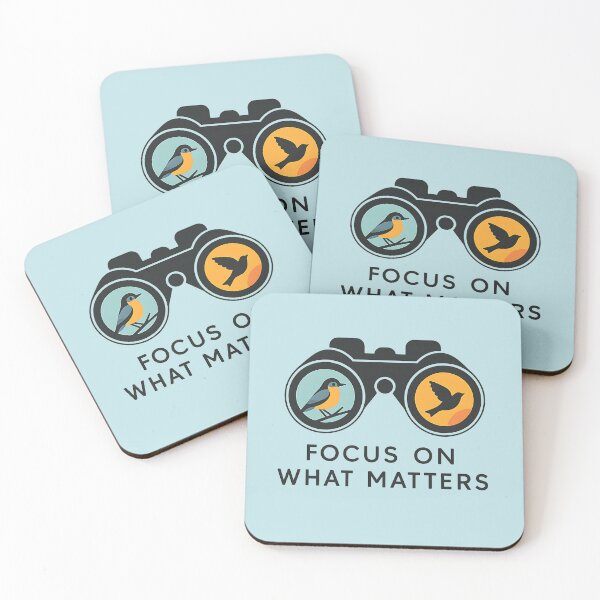 Item preview, Focus on What Matters – Birdwatching & Nature Lover Design designed and sold by MarCinu Art.