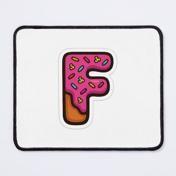 Item preview, Donut Letter F designed and sold by joshuayule.