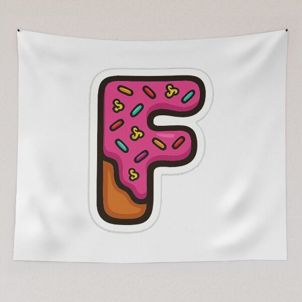 Item preview, Donut Letter F designed and sold by joshuayule.