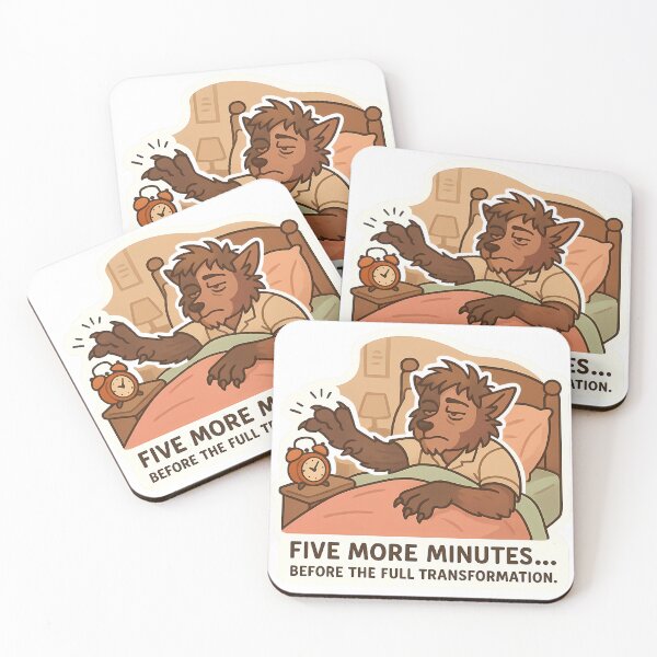 Item preview, Five More Minutes – Werewolf Morning designed and sold by Cheerioza.