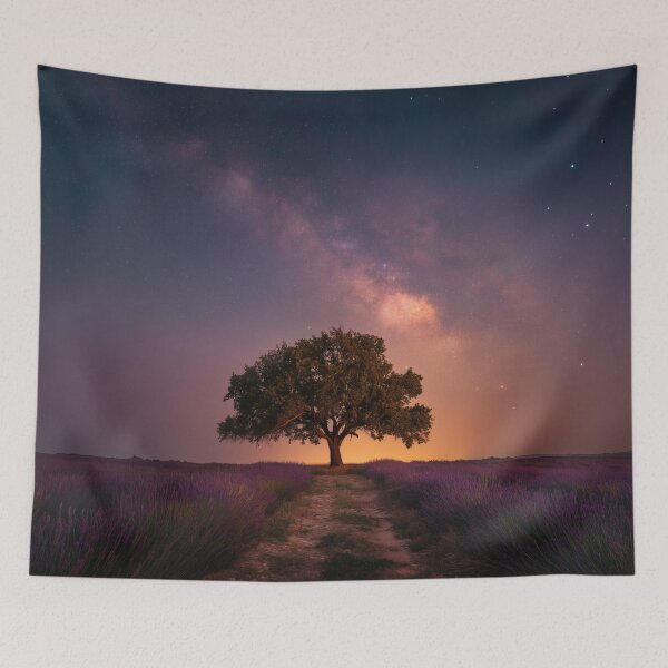 Item preview, Lavender Nights Under the Milky Way designed and sold by Carlos Monteiro.