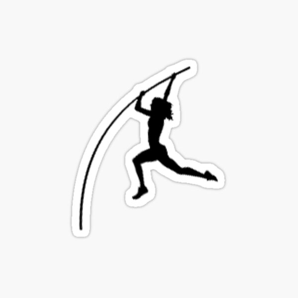 Pole Vault Stickers Redbubble
